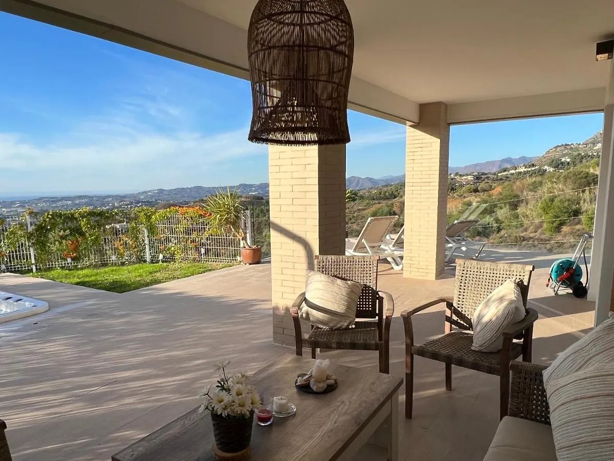 Casa Carolina - That One In Higueron With Jacuzzi, Pool And Best Views Mijas Spain